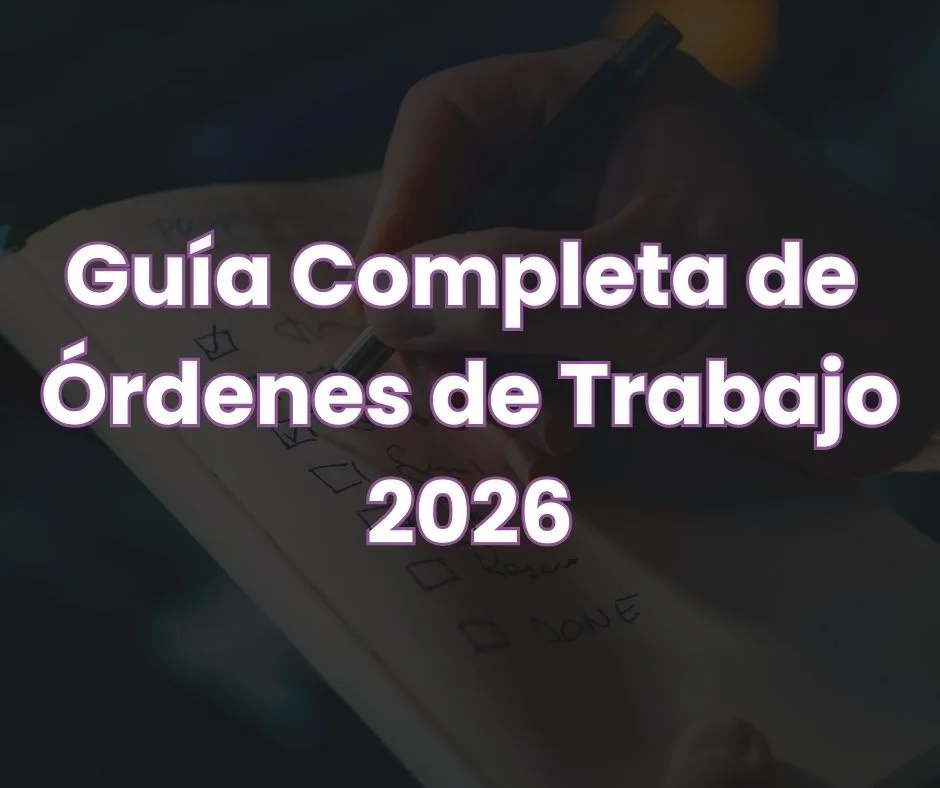 jemplo de Orden de Trabajo digital en app móvil Ebox y Ciclo de vida de una orden de trabajo mantenimiento